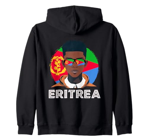 Eritrea, Eritreische Flagge, Eritrea Boy, African Boy, Eritrean Kapuzenjacke von Eritrea Flag Gifts for Eritrean Teens & Boys