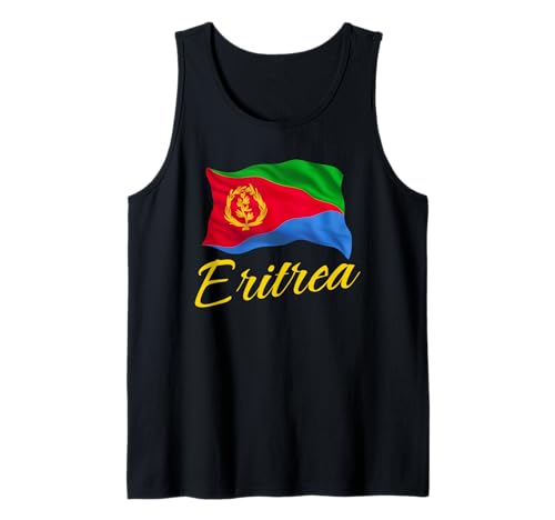 Eritreische Flagge von Eritrea, patriotische afrikanische Männer, Frauen, Kinder Tank Top von Eritrean Flag Heritage Clothing & Gifts