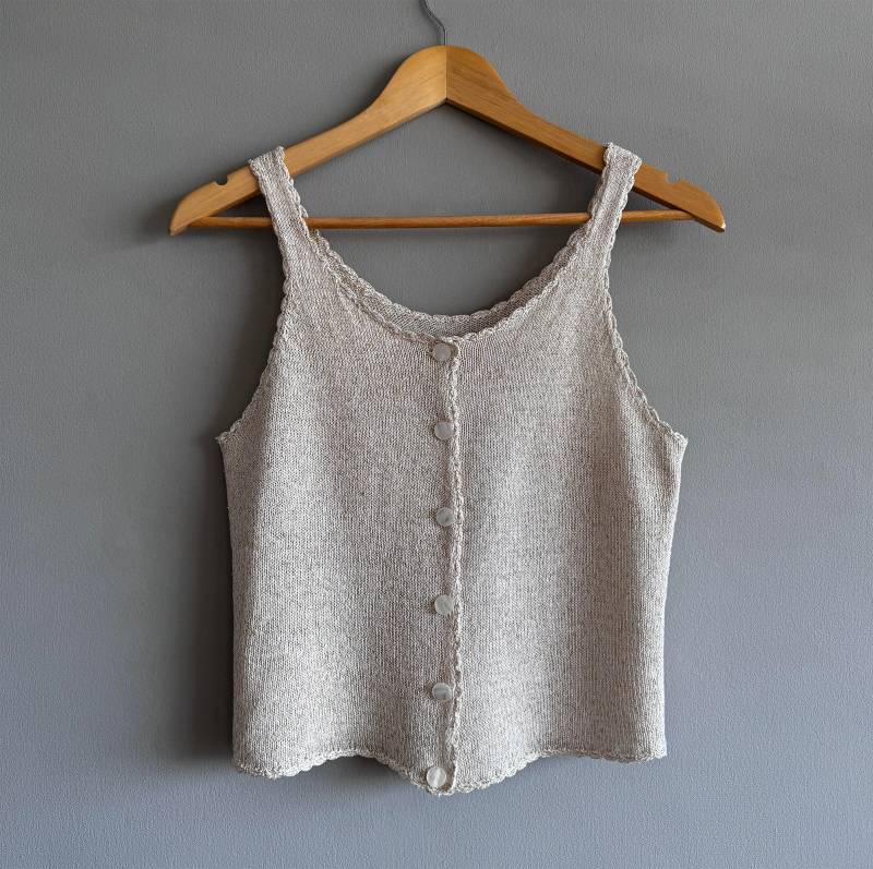 Leinenknöpfe Oben Leinenknöpfe Oben von ErkoKnitwear