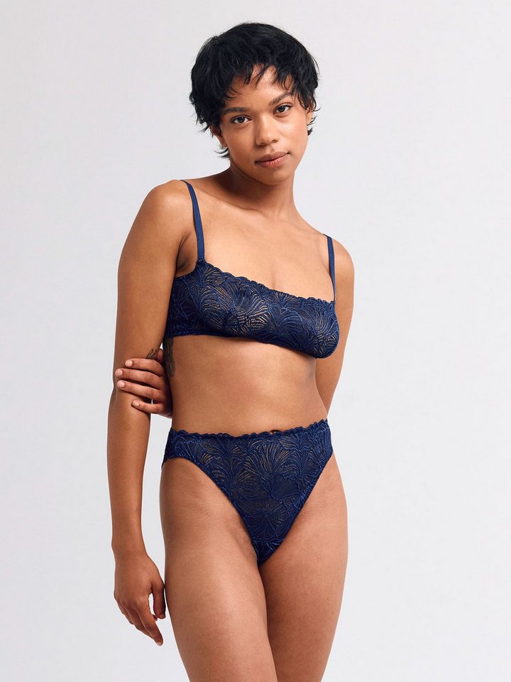 Erlich Textil Slip FLUID LACE HIGH WAIST BRAZIL von Erlich Textil