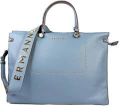 Ermanno Firenze Unisex EBA Handbag, Light Blue von Ermanno Firenze