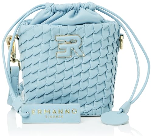 Ermanno Firenze Unisex Teagan Handbag, Light Blue von Ermanno Firenze