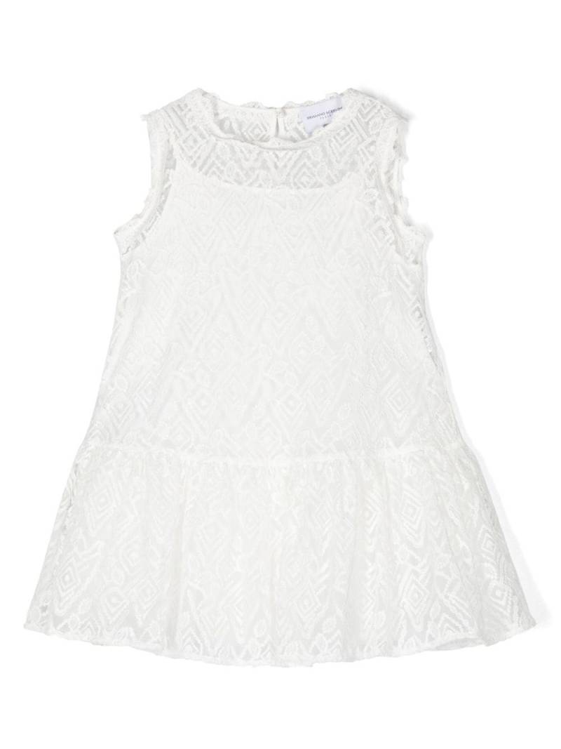 Ermanno Scervino Junior Kleid mit grafischem Print - Weiß von Ermanno Scervino Junior