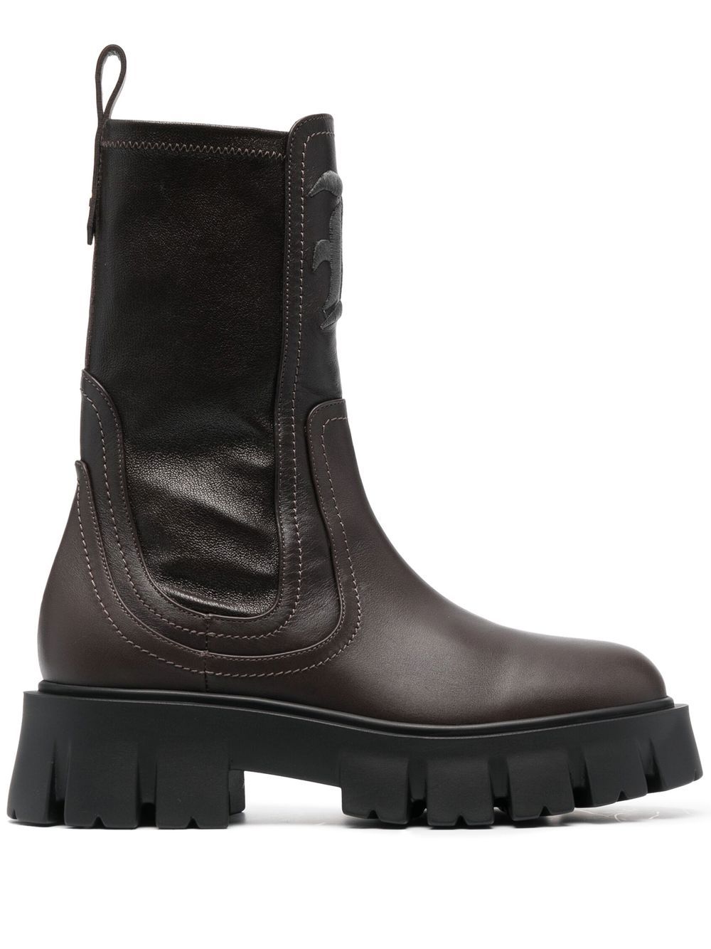 Ermanno Scervino Bestickte Stiefel - Braun von Ermanno Scervino