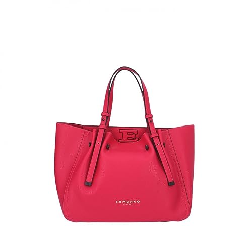 Ermanno Scervino Damen Handtaschen Gelb Shopper Fuchsia Damen mit Abkürzung E, gelb, Einheitsgröße von Ermanno Scervino