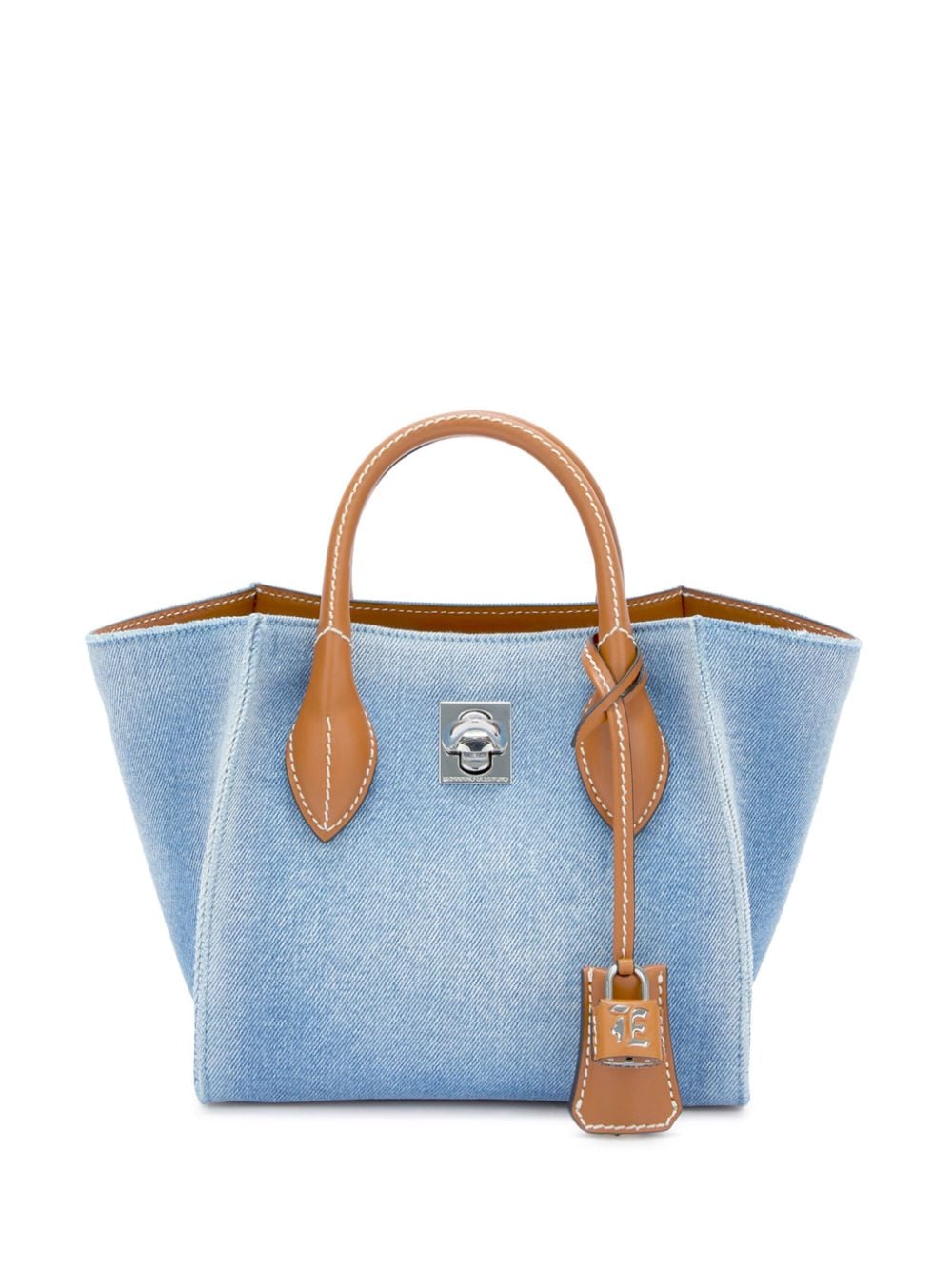 Ermanno Scervino Mini Maggie Handtasche - Blau von Ermanno Scervino