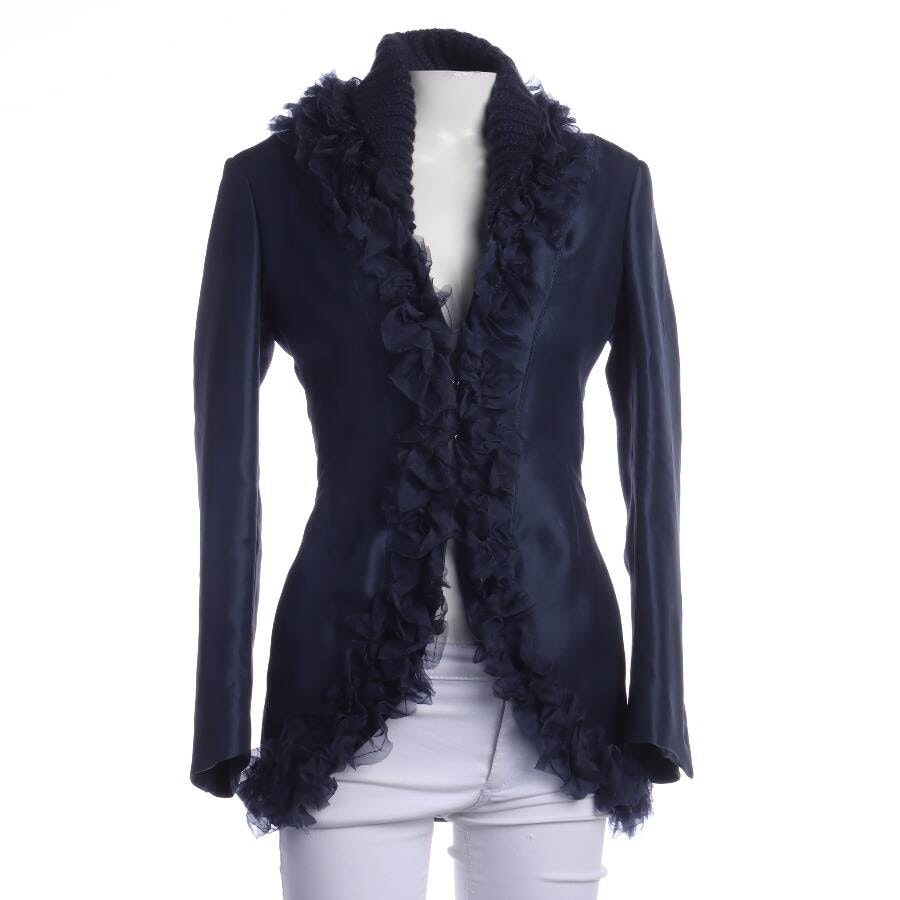 Ermanno Scervino Seidenblazer 34 Blau von Ermanno Scervino