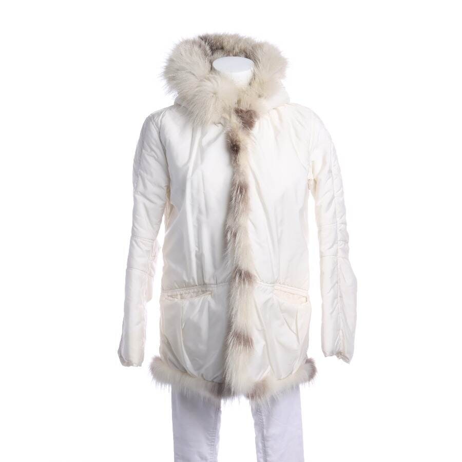 Ermanno Scervino Übergangsjacke 36 Weiß von Ermanno Scervino