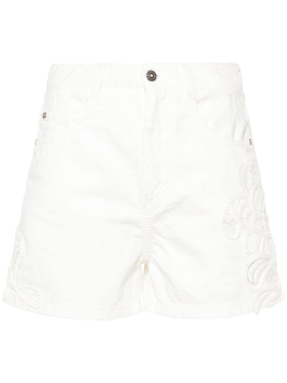 Ermanno Scervino Jeans-Shorts mit hohem Bund - Weiß von Ermanno Scervino