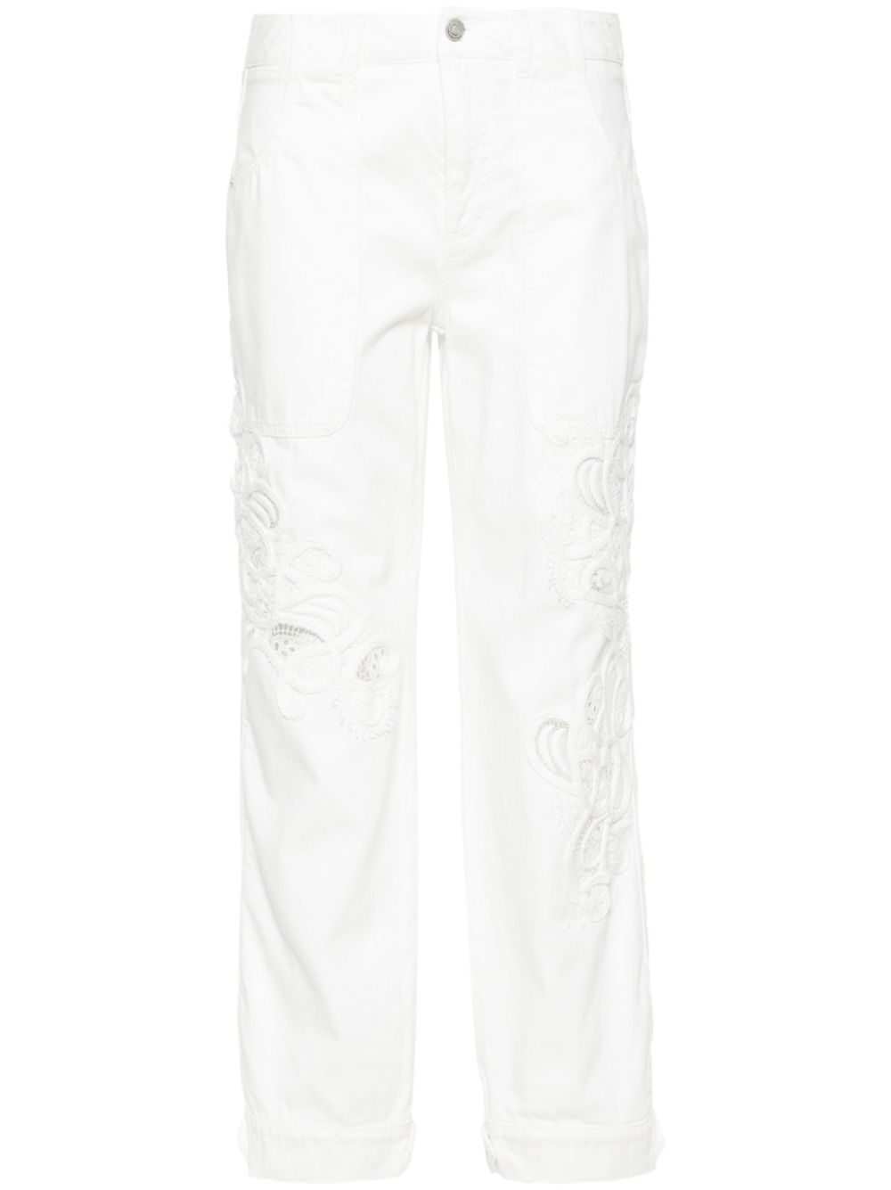 Ermanno Scervino Verzierte Hose - Weiß von Ermanno Scervino