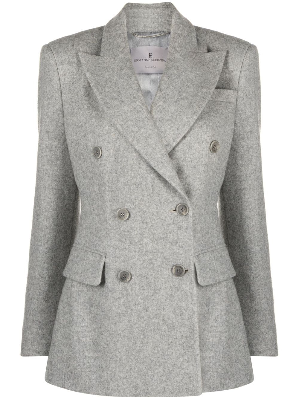 Ermanno Scervino Melierter Blazer - Grau von Ermanno Scervino