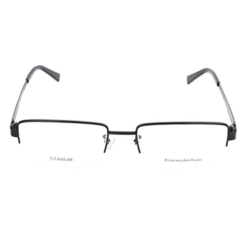 ERMENEGILDO ZEGNA EZ5065-D Ermenegildo Zegna Brillengestelle EZ5065-D Rechteckig Brillengestelle 55, Schwarz von Ermenegildo Zegna