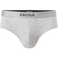 Ermenegildo Zegna Herren Slip grau Baumwolle unifarben von Ermenegildo Zegna