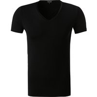 Ermenegildo Zegna Herren T-Shirt Schwarz Viskose unifarben Ermenegildo Zegna Herren T-Shirt Schwarz Viskose unifarben von Ermenegildo Zegna