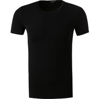 Ermenegildo Zegna Herren T-Shirt schwarz Viskose unifarben von Ermenegildo Zegna