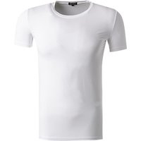 Ermenegildo Zegna Herren T-Shirt weiß Viskose unifarben von Ermenegildo Zegna