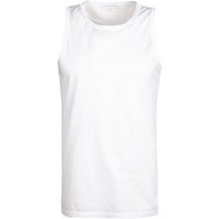 Ermenegildo Zegna Herren Tanktop weiß Baumwolle unifarben von Ermenegildo Zegna