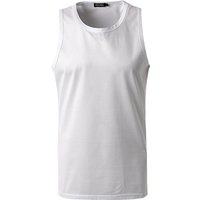 Ermenegildo Zegna Herren Tanktop Weiß Baumwolle unifarben von Ermenegildo Zegna