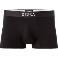 Ermenegildo Zegna Herren Trunk schwarz Baumwolle unifarben von Ermenegildo Zegna