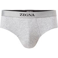 Ermenegildo Zegna Herren Slip grau Baumwolle & Mix unifarben von Ermenegildo Zegna