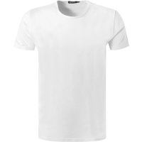 Ermenegildo Zegna Herren T-Shirt weiß Baumwolle unifarben von Ermenegildo Zegna