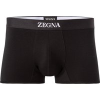 Ermenegildo Zegna Herren Trunk schwarz Baumwolle unifarben von Ermenegildo Zegna