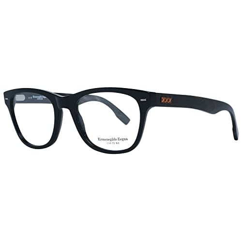 Ermenegildo Zegna Unisex-Erwachsene ZC5001 001 52 Brillengestelle, Schwarz (Nero LUCIDO) von Ermenegildo Zegna