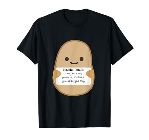 Positive Potato liebe Herren Damen Spruch Hug Mini Geschenk T-Shirt von Ermutigung und Unterstützung Umarmung Optimismus