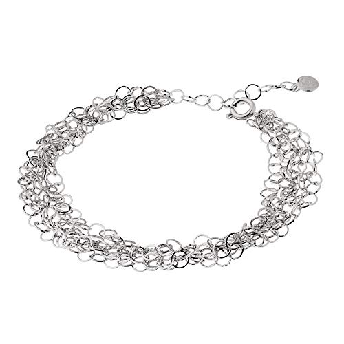 Ernstes Design Armband für Damen 5-fach Edelstahl 18 - 21 cm 20,00 mm breit von Ernstes Design