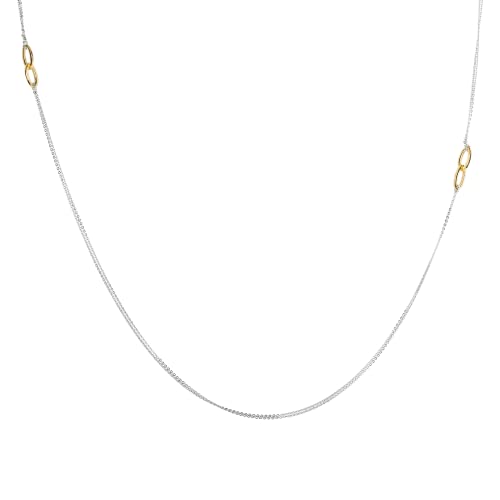 Ernstes Design Collier Halskette K833 Edelstahl vergoldet von Ernstes Design