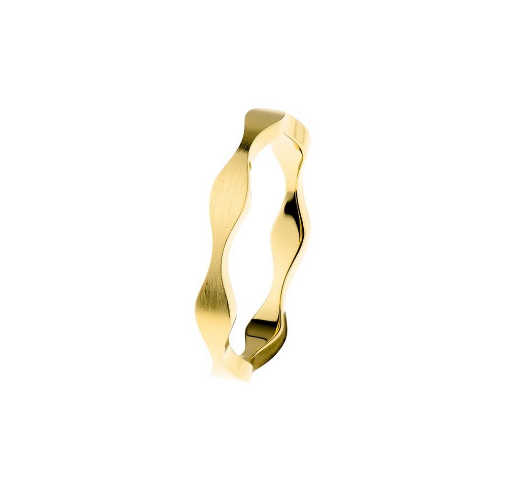 Ernstes Design Fingerring Evia Ring Edelstahl goldfarben R569 von Ernstes Design