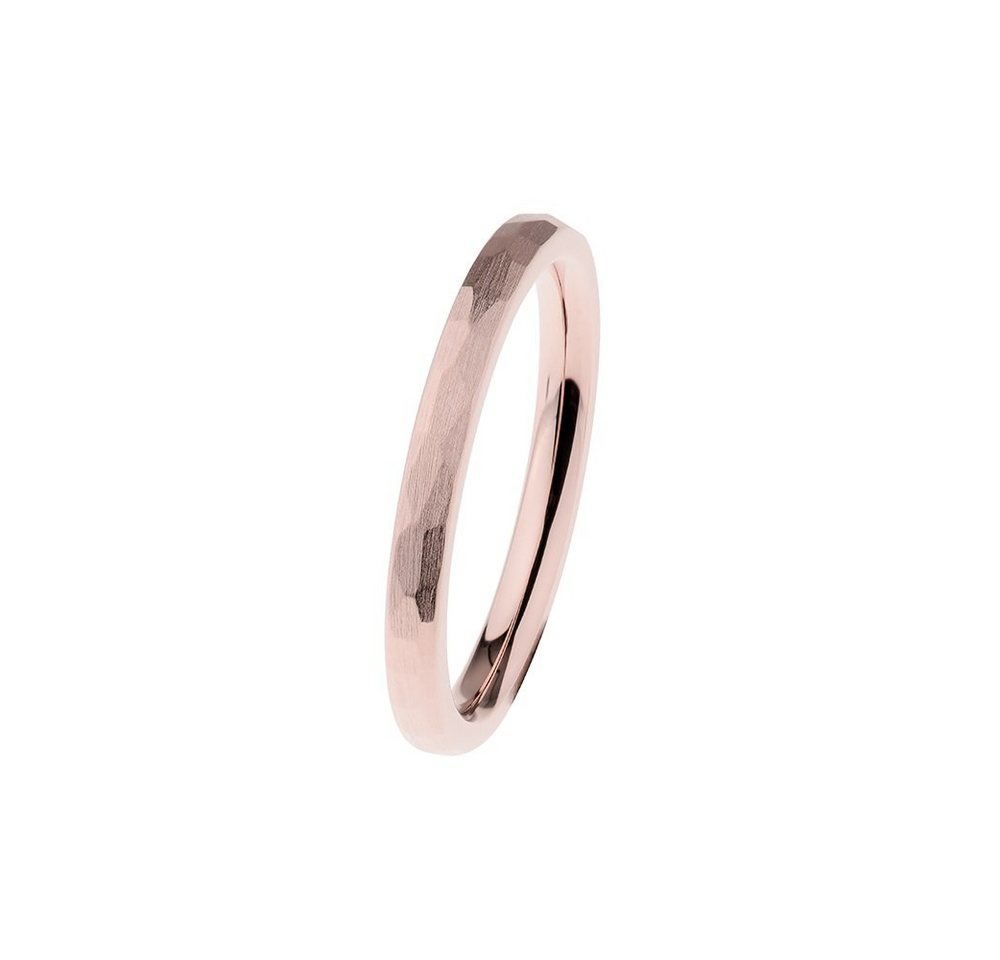 Ernstes Design Fingerring Evia Ring Edelstahl rosé R541 von Ernstes Design