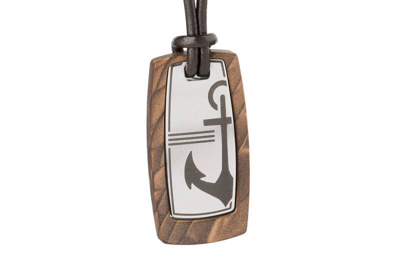 Ernstes Design Kette mit Anhänger Halskette Anker Edelstahl K606.B von Ernstes Design