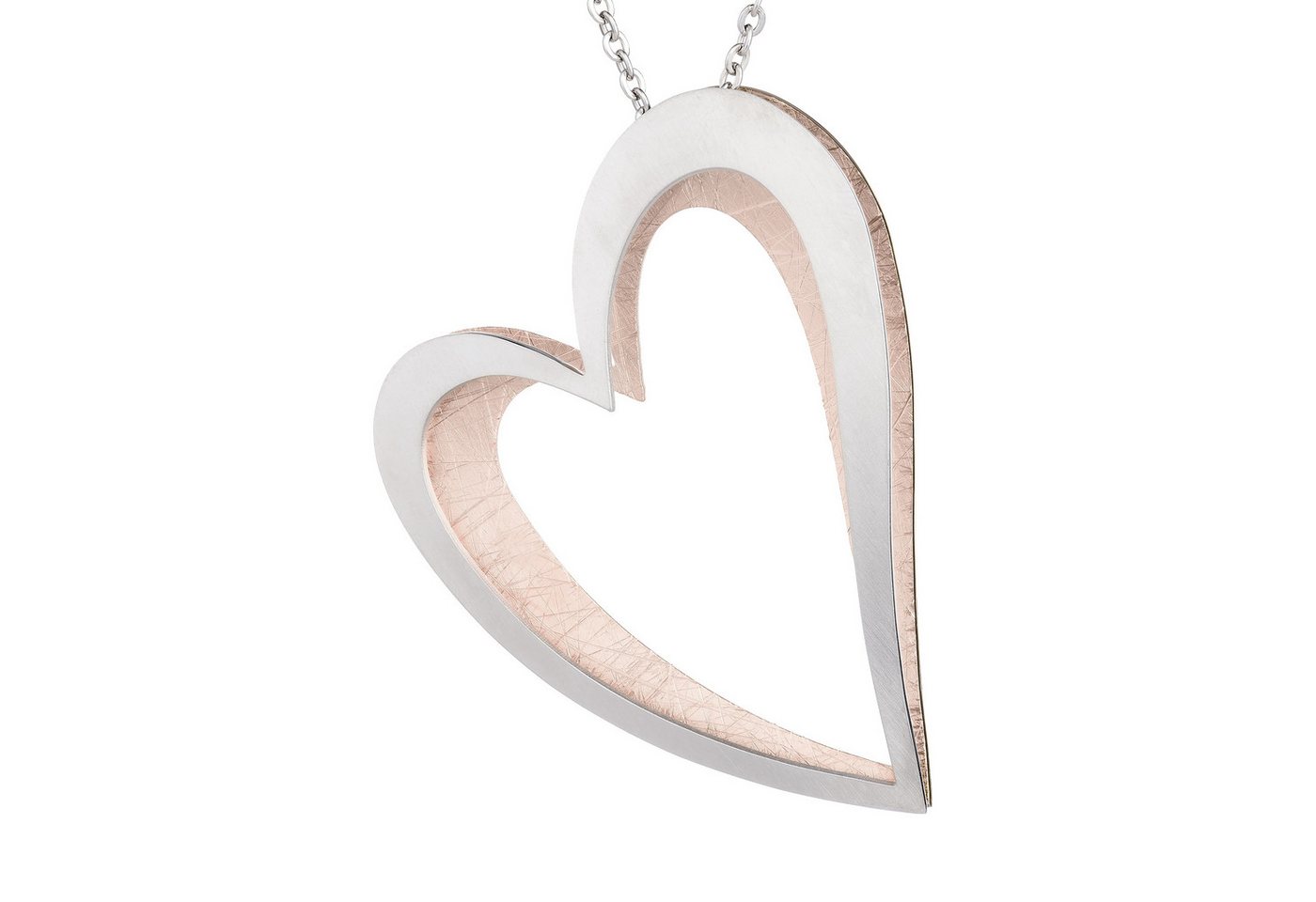 Ernstes Design Kettenanhänger Ernstes Design Herz Anhänger AN883 von Ernstes Design