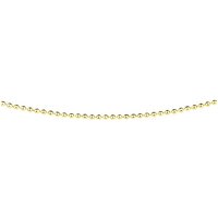 Ernstes Design Kugelkette, 1,5 mm, Gelbgold beschichtet, 42 cm von Ernstes Design