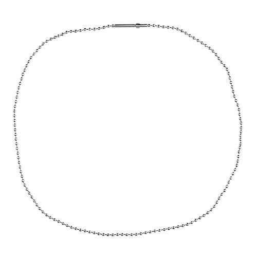 Ernstes Design Kugelkette 2 mm AK28C Edelstahl Länge 38-90 cm Collier Halskette von Ernstes Design