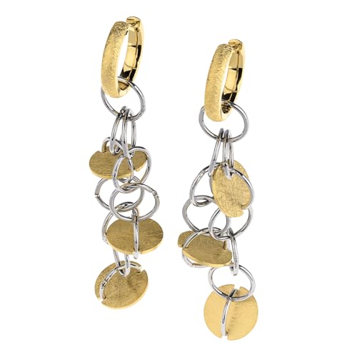 Ernstes Design Ohrringe Ohrhänger E744 Edelstahl vergoldet von Ernstes Design
