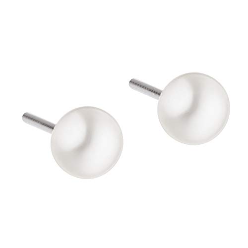 Ernstes Design Ohrringe Perle E146 Edelstahl Stecker Ohrstecker Süßwasserperle von Ernstes Design