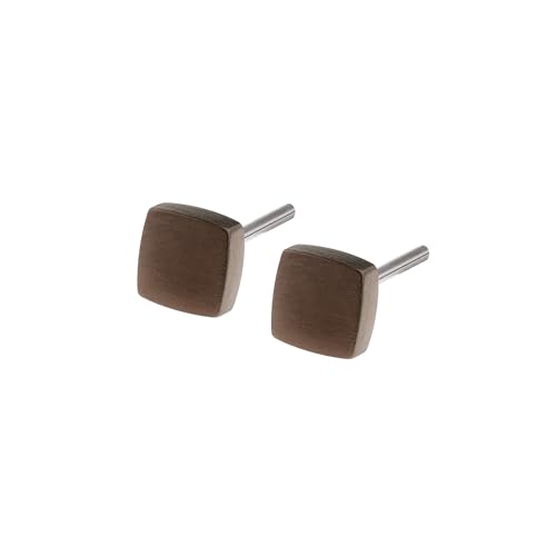 Ernstes Design Ohrstecker Stahl altbronze, E443 von Ernstes Design