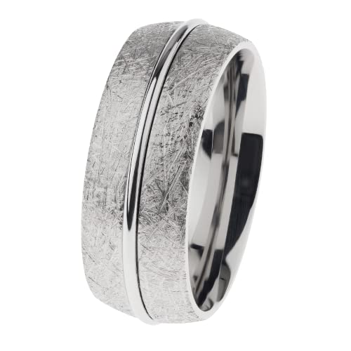 Ernstes Design Ring R726 Edelstahl 8 mm von Ernstes Design