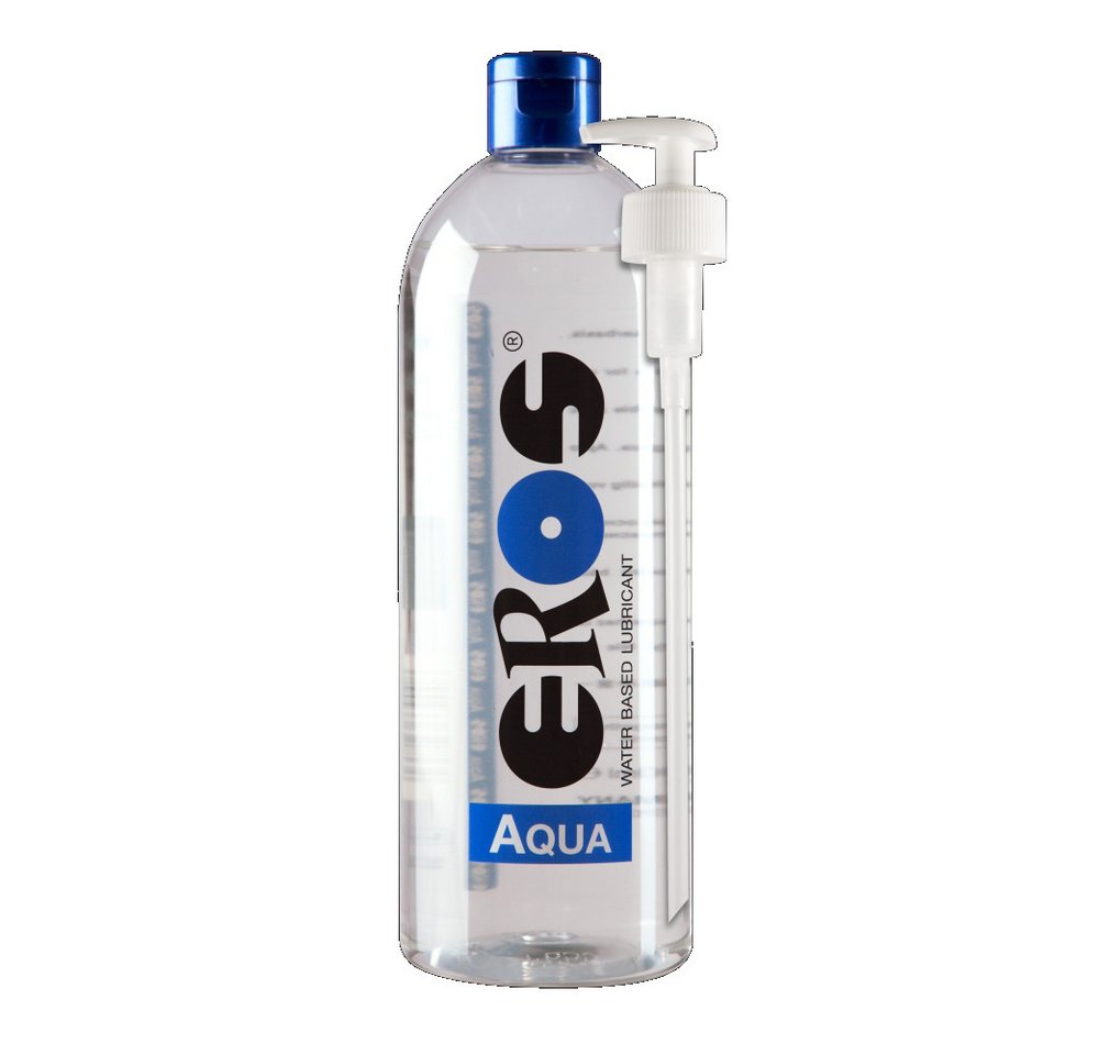 Eros Gleitgel Aqua Gleitmittel - 1 Liter - Spendet Feuchtigkeit und pflegt die Haut, Wasserlöslich, leicht abwaschbar und rückstandsfrei - Made in Germany von Eros