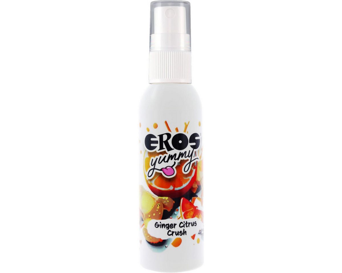 Eros Stimulationsgel Yummy - Ginger Citrus Crush (Ingwer Zitrone), Flasche mit 50ml, 1-tlg., erotisches Geschmacksspray für ein aufregendes Vorspiel von Eros