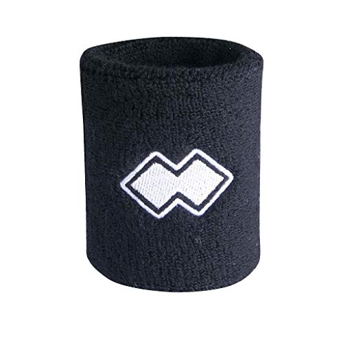 POLSINO AD Schweißband-Set (1 Paar) von Erreà · ERWACHSENE Herren Damen Handgelenk-Schweißband (2 Stück) · UNIVERSAL Sweatband (Sport-Wristband) aus Frottee-Stoff für Teamsport · PERFORMANCE Schweiß-Armband (Frottee-Band) für Training & Freizeit · (Farbe schwarz, Größe One Size) von Errea