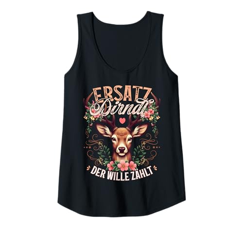 Damen Passend für Oktoberfest T-Shirt Dirndl Trachtenshirt Damen Tank Top Damen Passend für Oktoberfest T-Shirt Dirndl Trachtenshirt Damen Tank Top von Ersatz Dirndl T-Shirt Damen Trachtenshirt schwarz