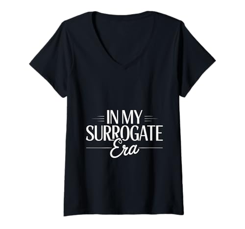 Damen In My Surrogate Era Mutter stolze Reise - T-Shirt mit V-Ausschnitt Damen In My Surrogate Era Mutter stolze Reise - T-Shirt mit V-Ausschnitt von Ersatz -Ermächtigung