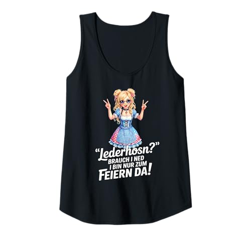 Damen Damen Trachtenshirt Kinder Tracht Passend für Oktoberfest Tank Top von Ersatz Lederhose Damen Shirt Trachtenshirt