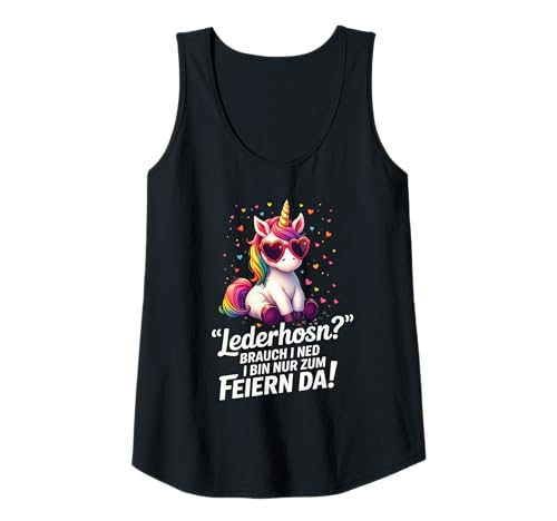 Damen Damen Trachtenshirt Tracht Passend für Oktoberfest Einhorn Tank Top Damen Damen Trachtenshirt Tracht Passend für Oktoberfest Einhorn Tank Top von Ersatz Lederhose Damen Shirt Trachtenshirt