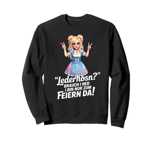 Damen Trachtenshirt Kinder Tracht Passend für Oktoberfest Sweatshirt von Ersatz Lederhose Damen Shirt Trachtenshirt