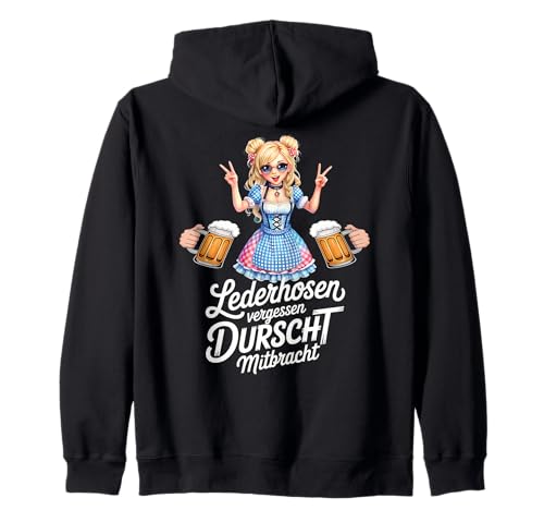 Damen Trachtenshirt Tracht Passend für Oktoberfest Frauen Kapuzenjacke Damen Trachtenshirt Tracht Passend für Oktoberfest Frauen Kapuzenjacke von Ersatz Lederhose Damen Shirt Trachtenshirt