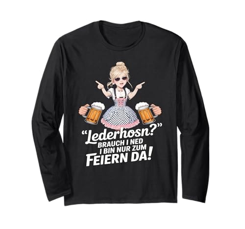 Damen Trachtenshirt Tracht Passend für Oktoberfest Frauen Langarmshirt Damen Trachtenshirt Tracht Passend für Oktoberfest Frauen Langarmshirt von Ersatz Lederhose Damen Shirt Trachtenshirt